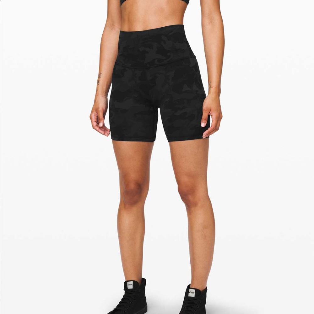 Lululemon Align Short 6in Incognito Camo Multi Grey